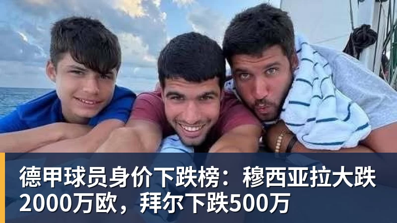 德甲球员身价下跌榜：穆西亚拉大跌2000万欧，拜尔下跌500万